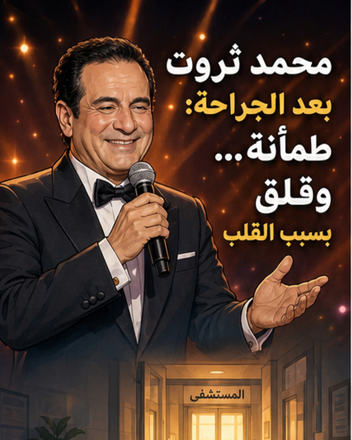 محمد ثروت يخضع لجراحة المرارة