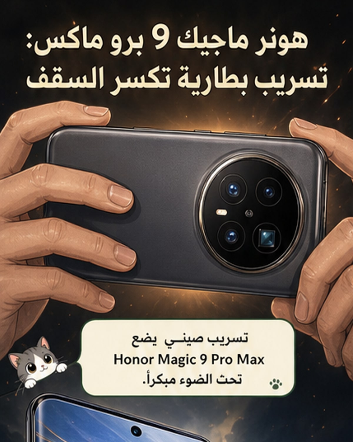 هونر ماجيك 9 برو ماكس يكسر التوقعات