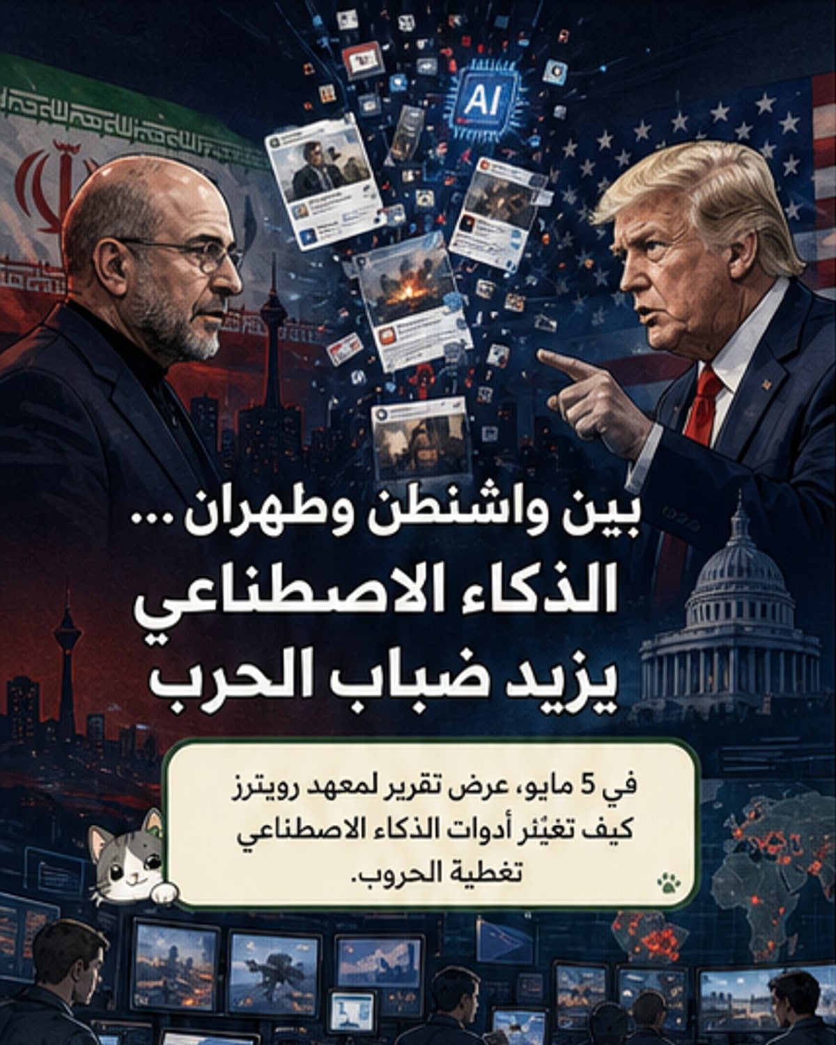 الذكاء الاصطناعي يضخم ضباب الحرب
