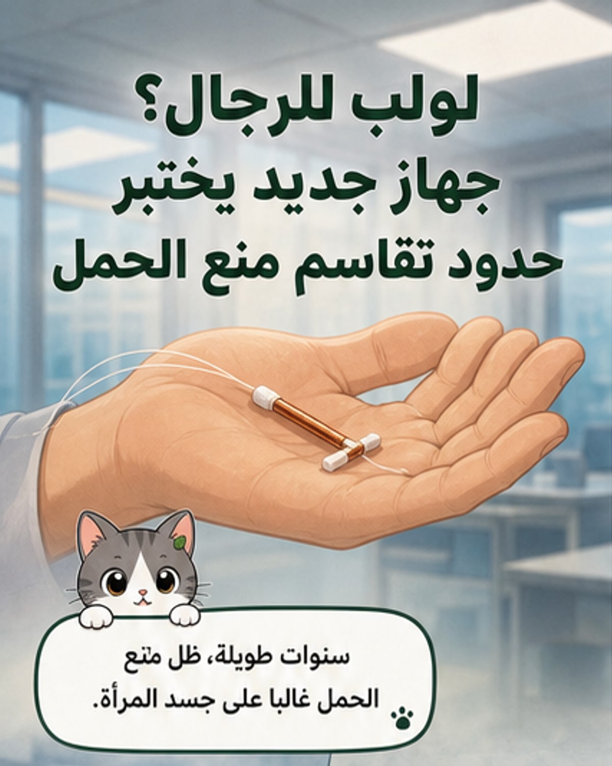 جهاز ذكوري جديد لمنع الحمل