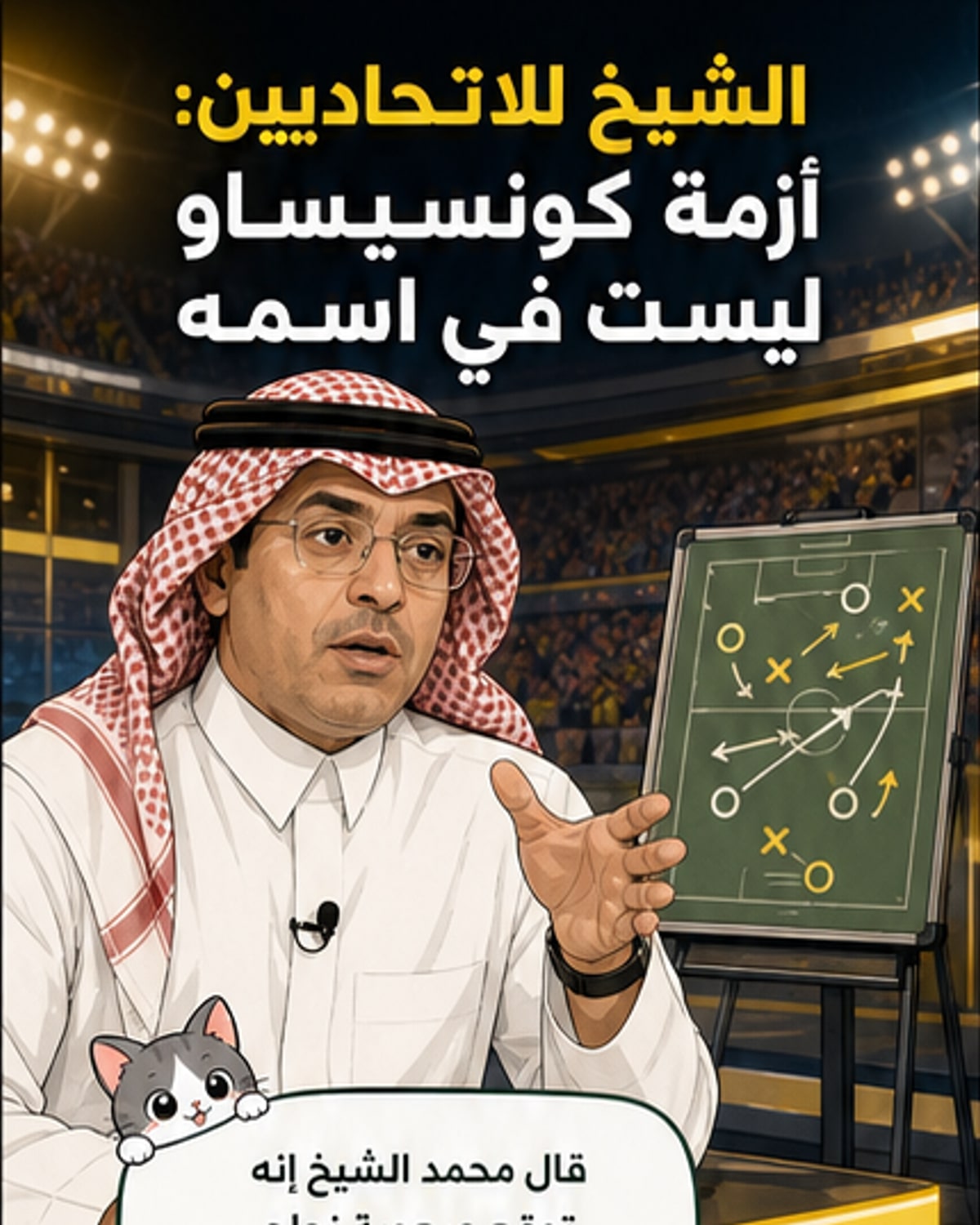 نصيحة من الشيخ للاتحاديين بشأن كونسيساو
