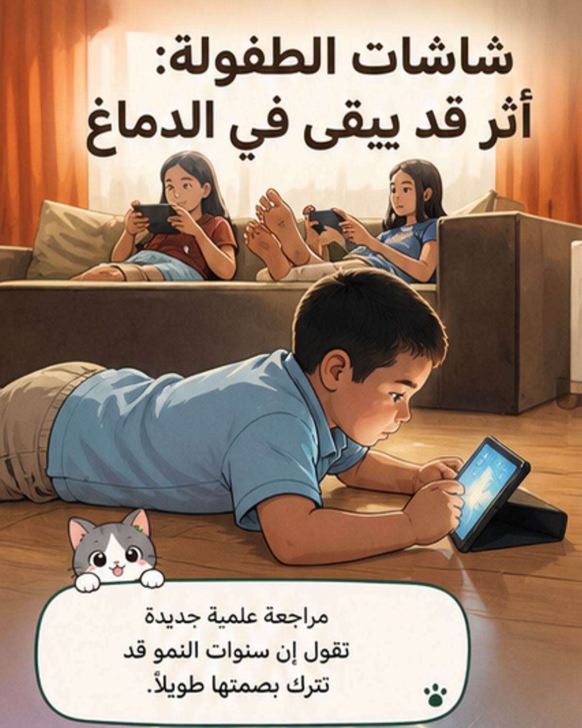 تأثيرات الشاشات قد تدوم مدى الحياة