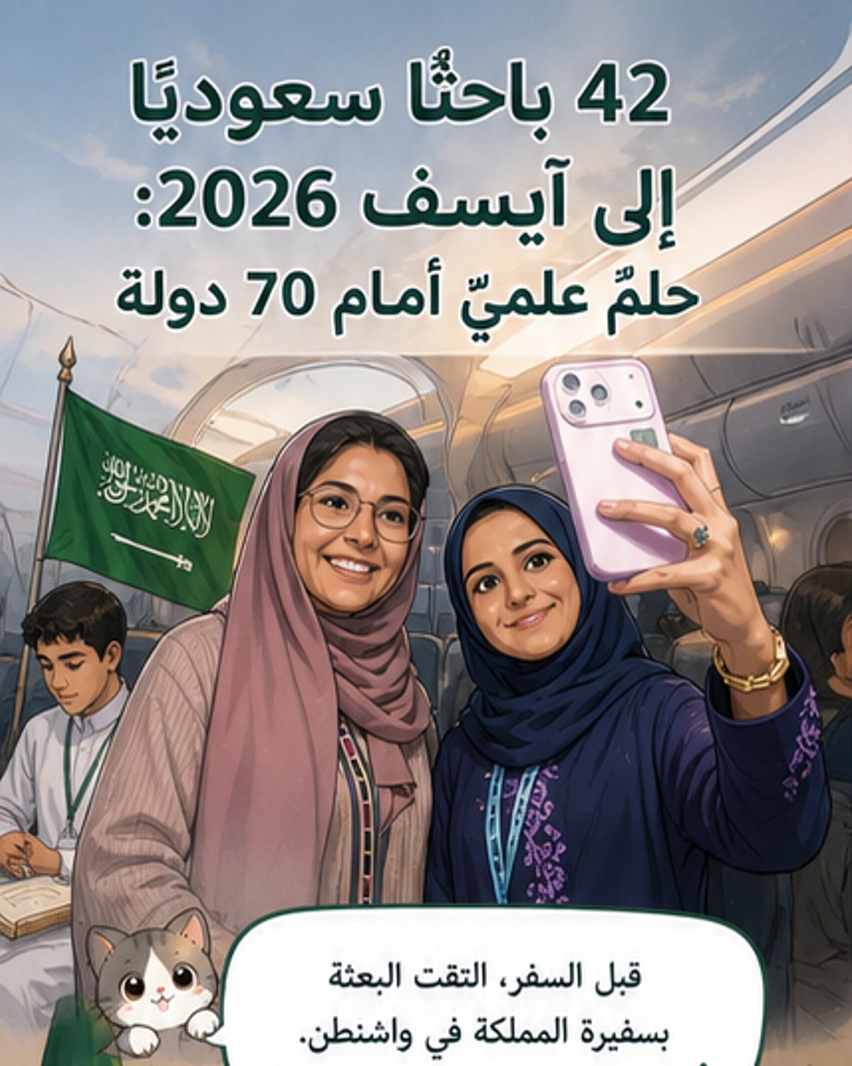 فخر سعودي في معرض عالمي للعلوم