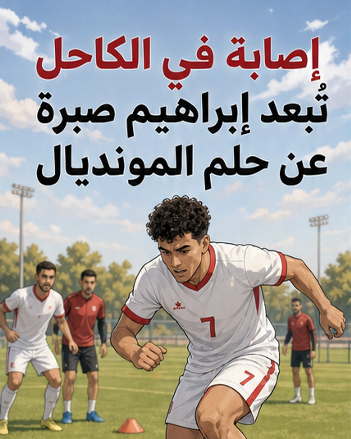 إصابة تحرم لاعب أردني من المونديال
