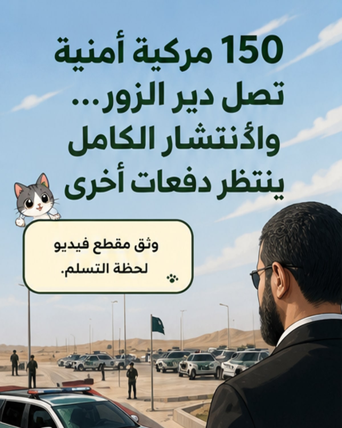 سوريا تُدخل أسطولًا أمنيًا جديدًا في دير الزور
