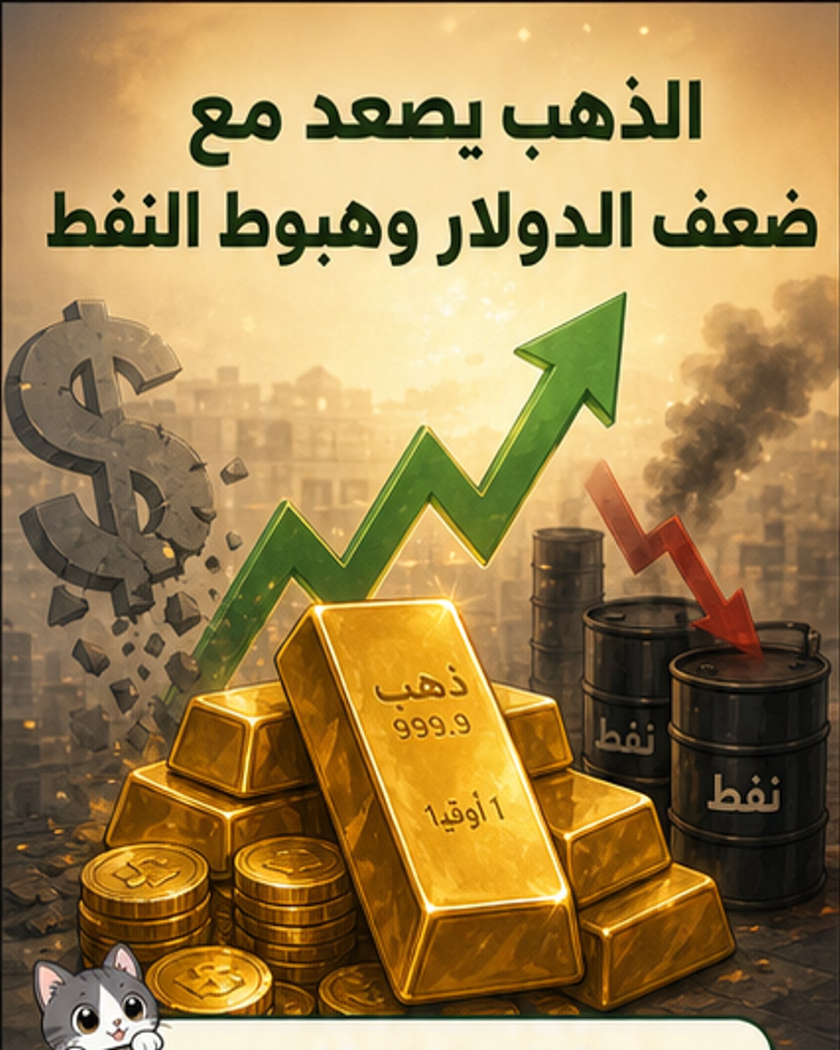 ارتفاع حاد في أسعار الذهب