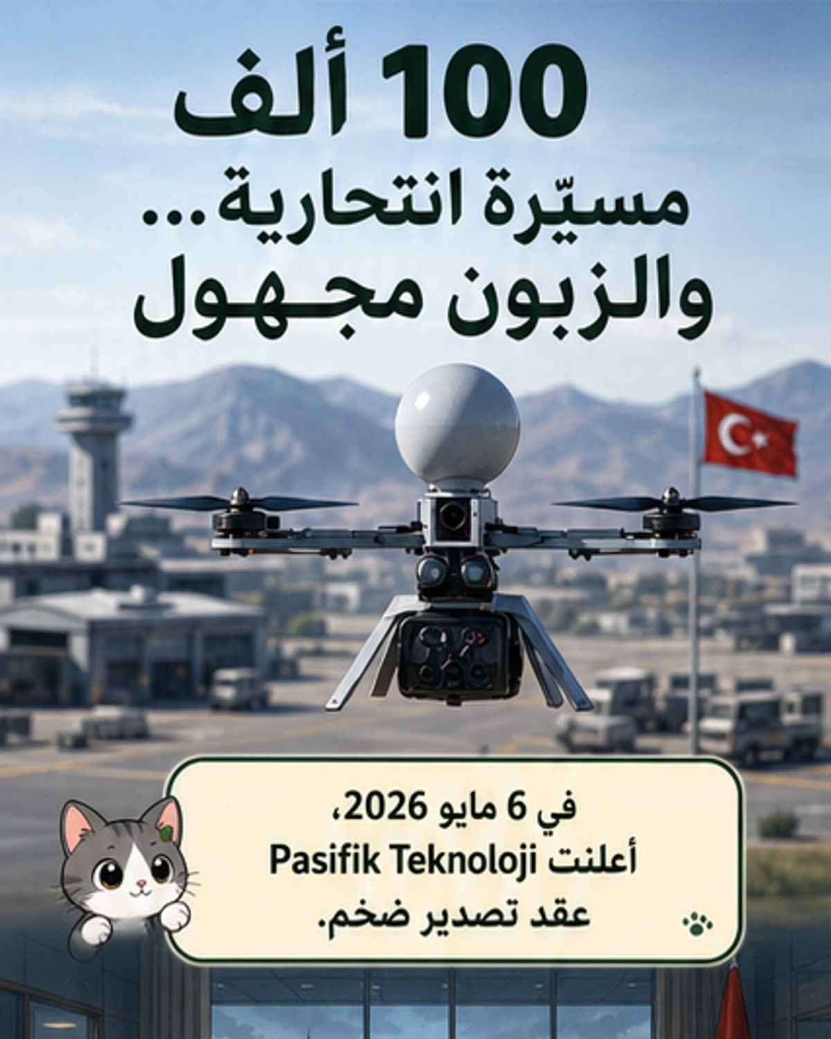 صفقة طائرات مسيّرة ضخمة لتركيا