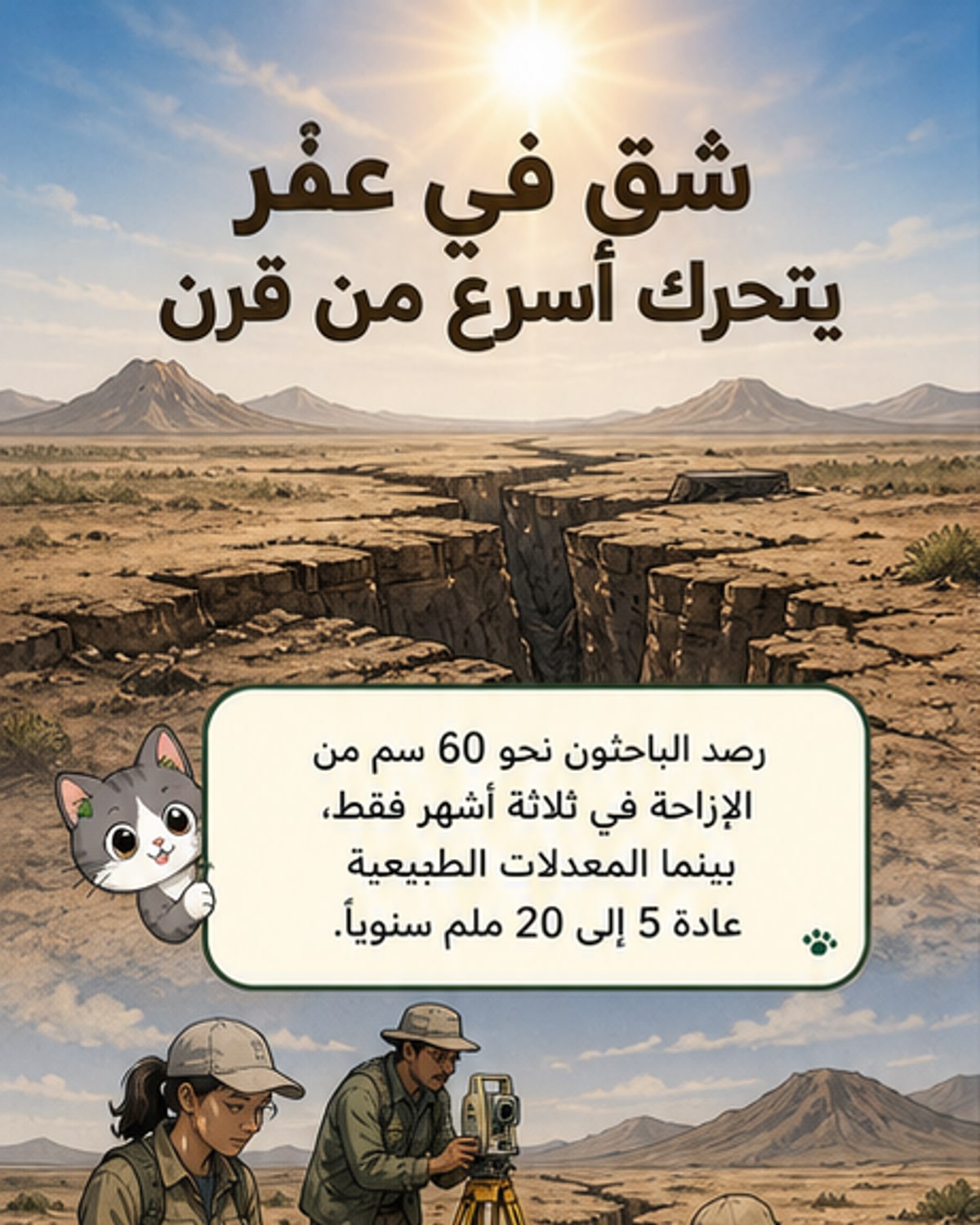 تمزق أرضي سريع في إثيوبيا قد يصنع محيطًا جديدًا