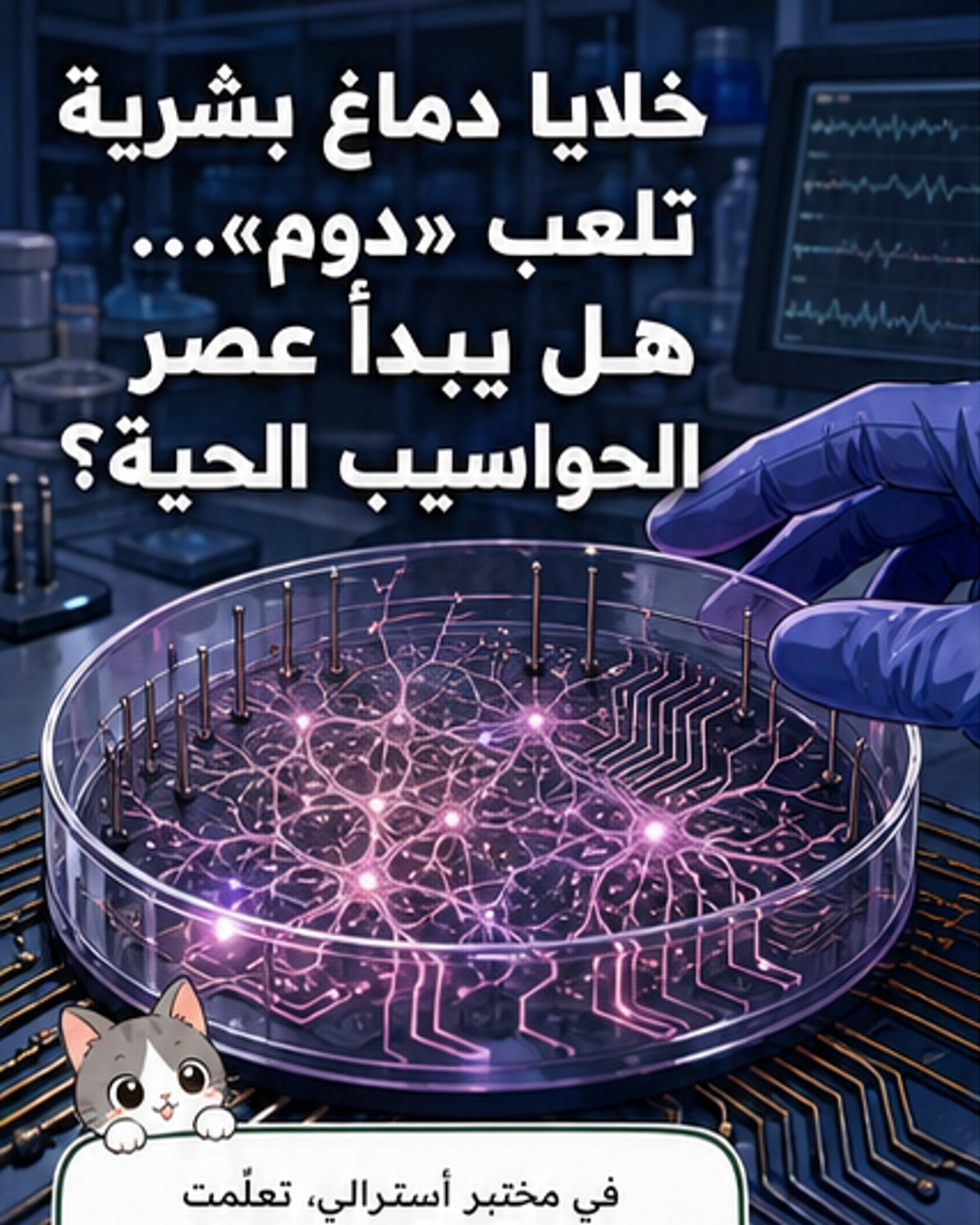 هل بدأ عصر الحواسيب الحية؟