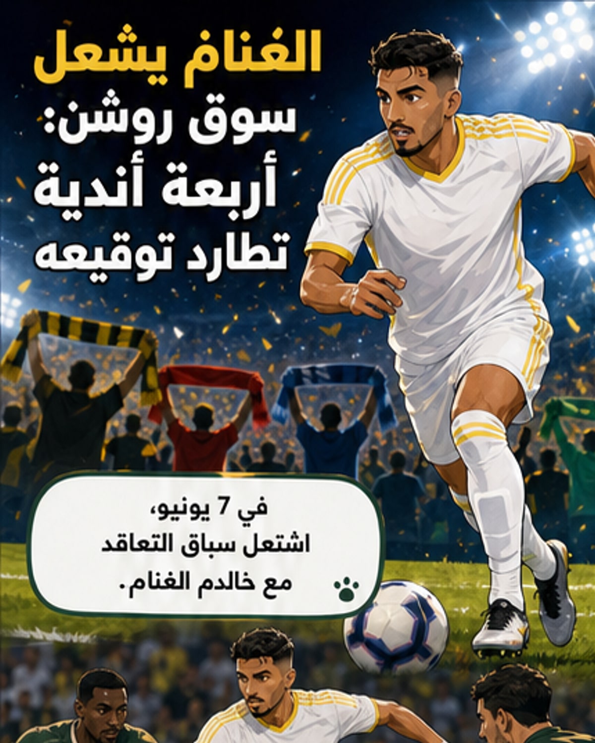 سباق على ضم نجم دوري روشن