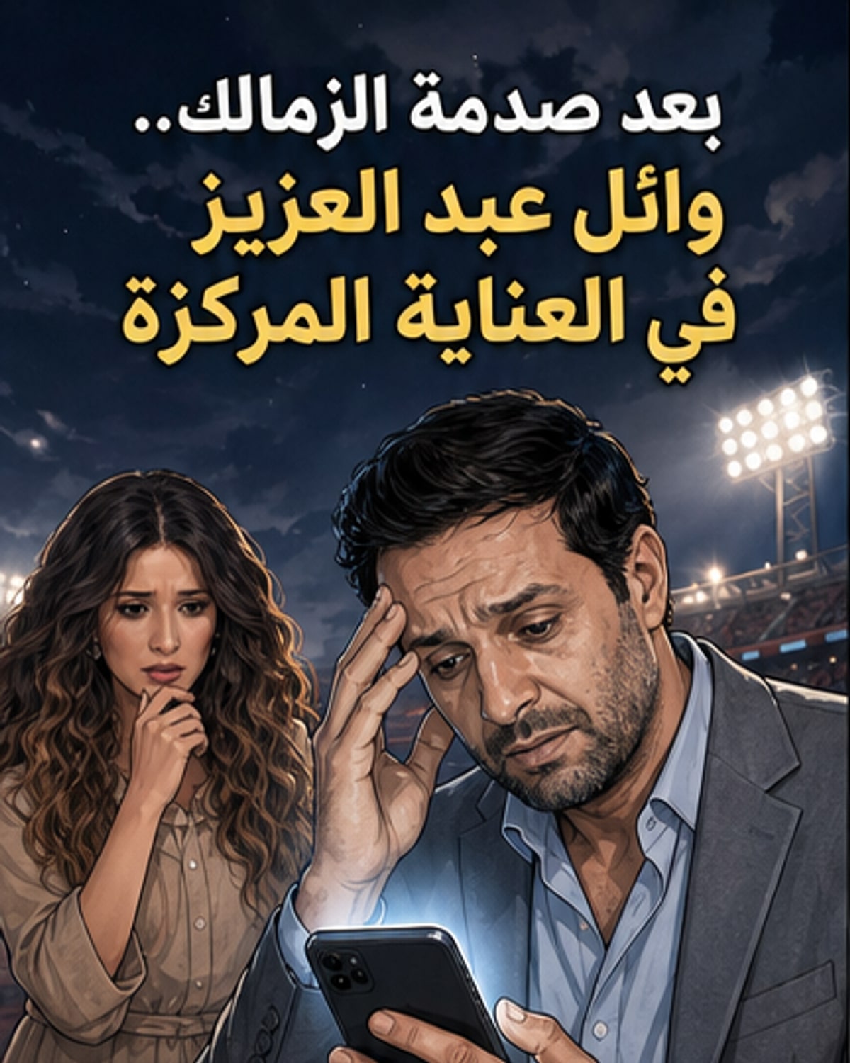 أزمة صحية تُصيب شقيق ياسمين عبد العزيز