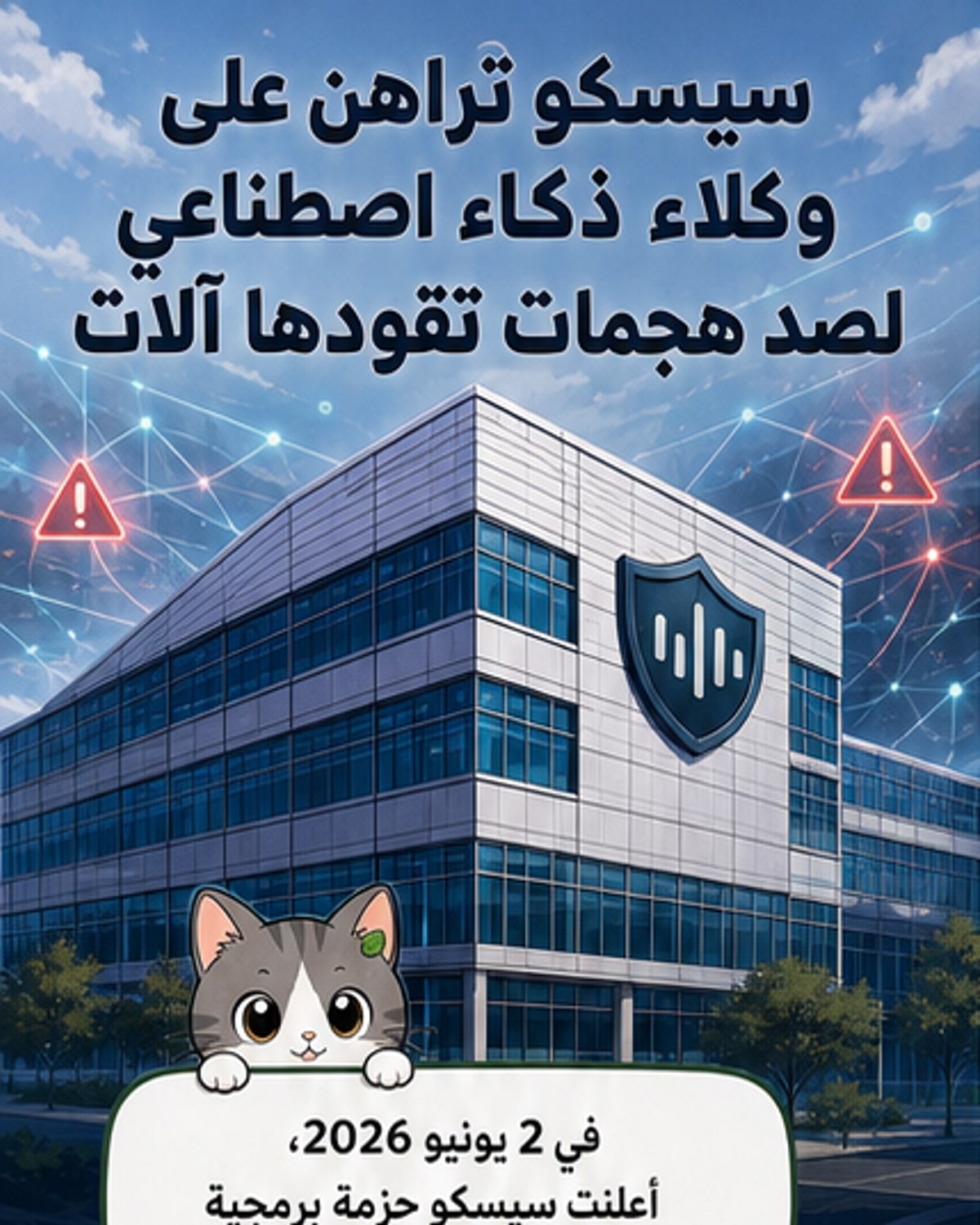 سيسكو تطلق وكلاء ذكاء اصطناعي للدفاع السيبراني