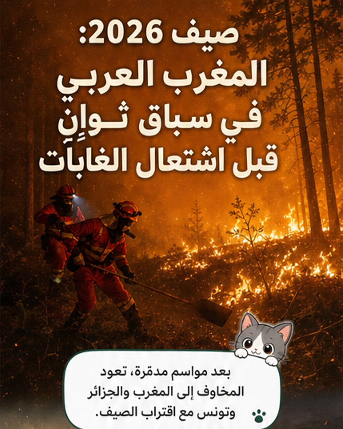 صيف 2026: سباق مع الزمن لإنقاذ غابات المغرب العربي