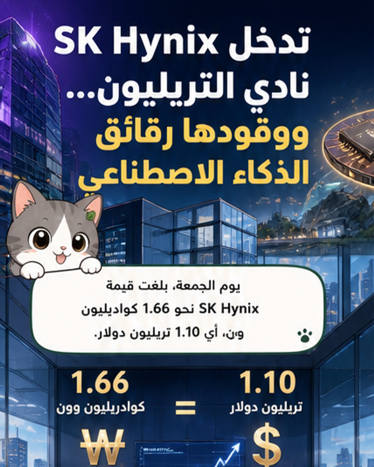 انضمت SK Hynix إلى نادي التريليون دولار