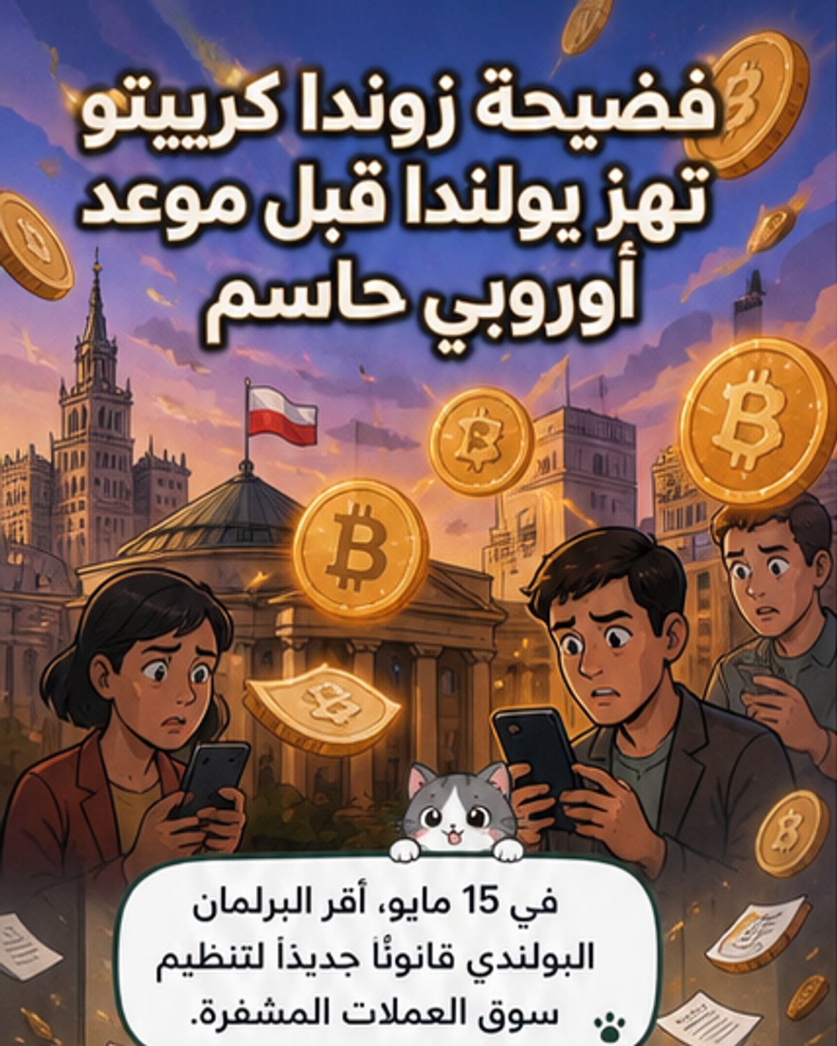 بولندا تُسرع بتنظيم العملات الرقمية بعد انهيار منصة كبرى