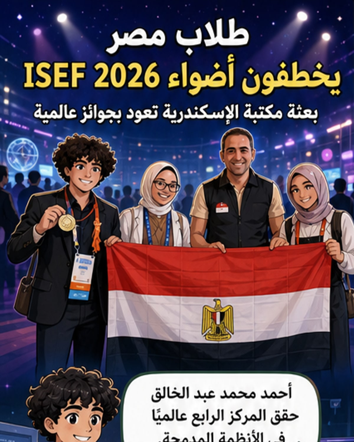 إنجاز علمي مصري في أمريكا
