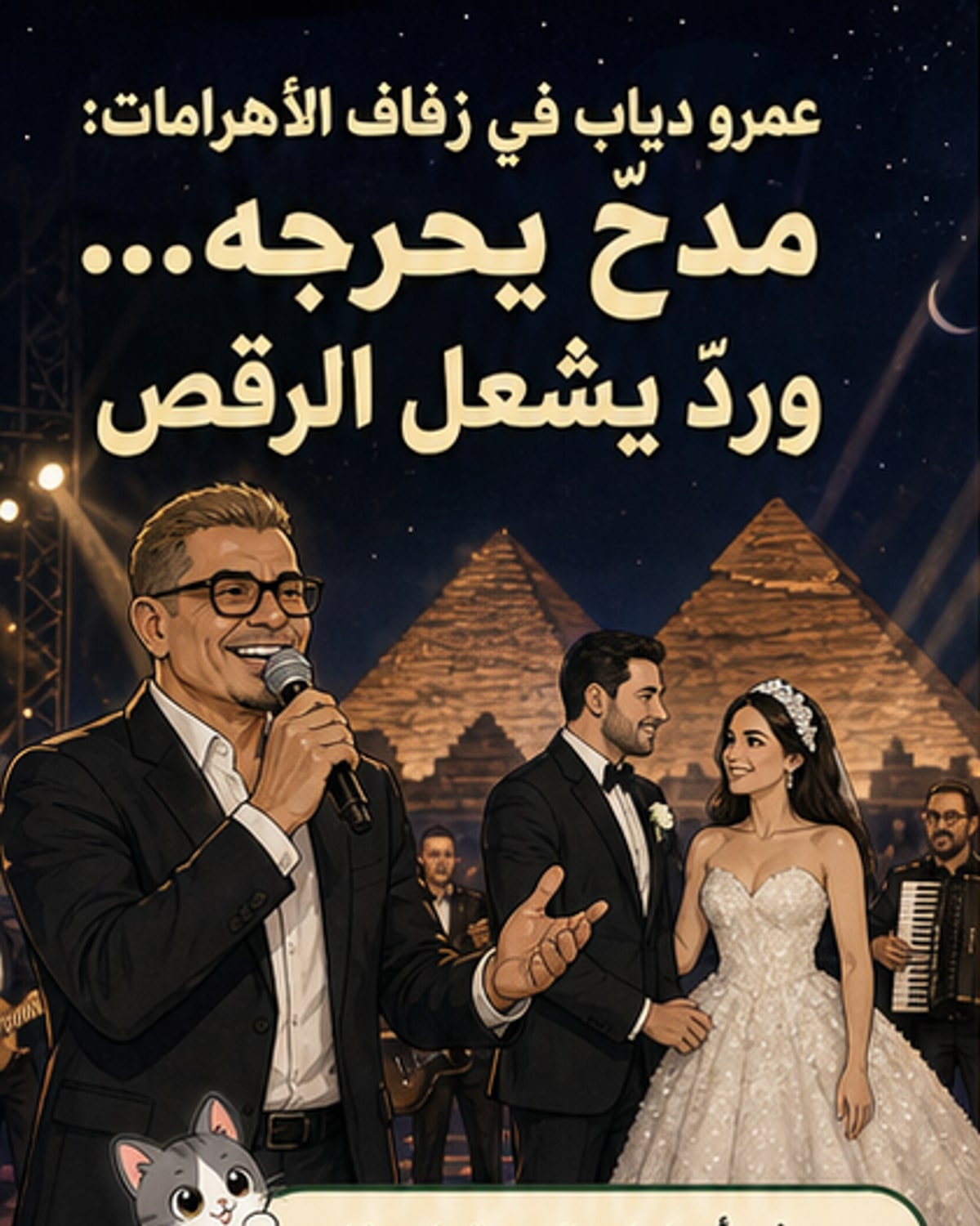 دياب يُحيي حفل زفاف أسطوري