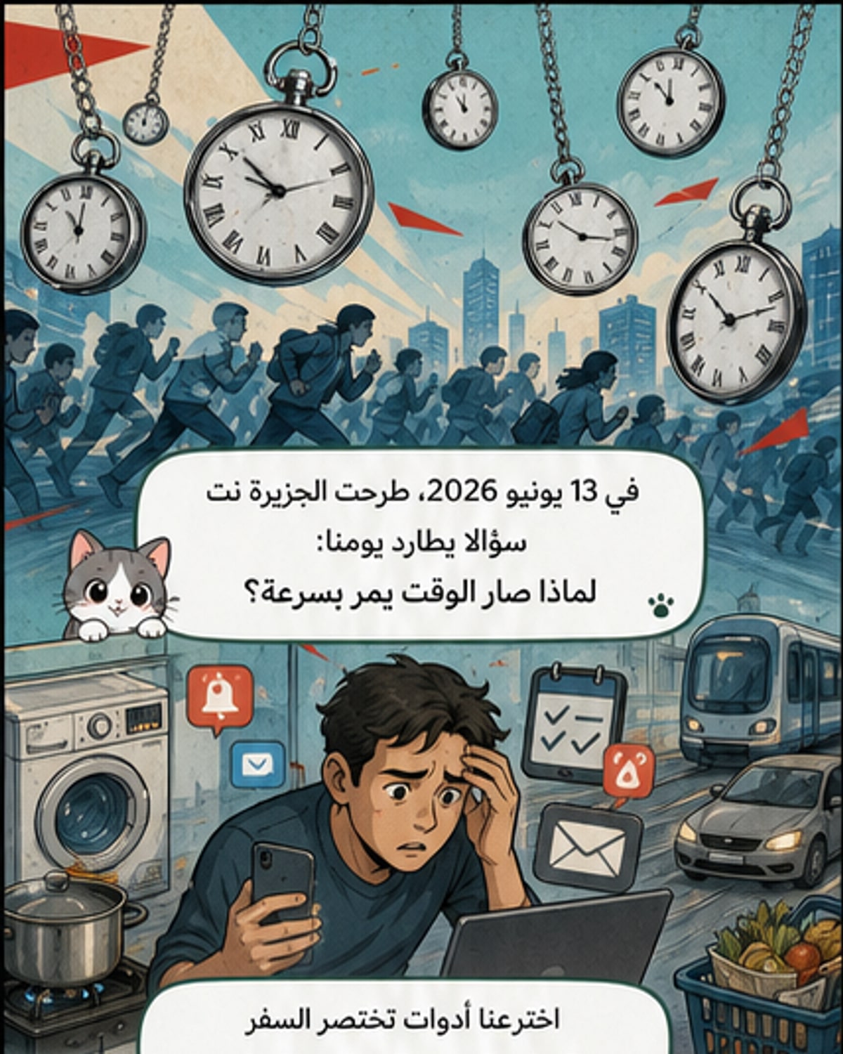 الزمن يتسارع.. لماذا نشعر بذلك؟