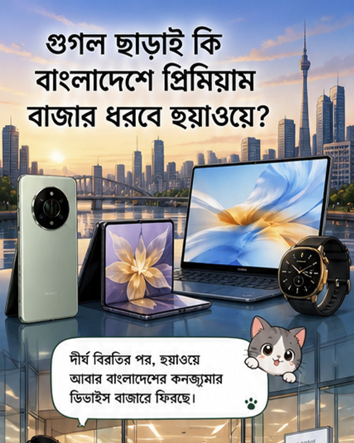 হুয়াওয়ে আবার বাংলাদেশে