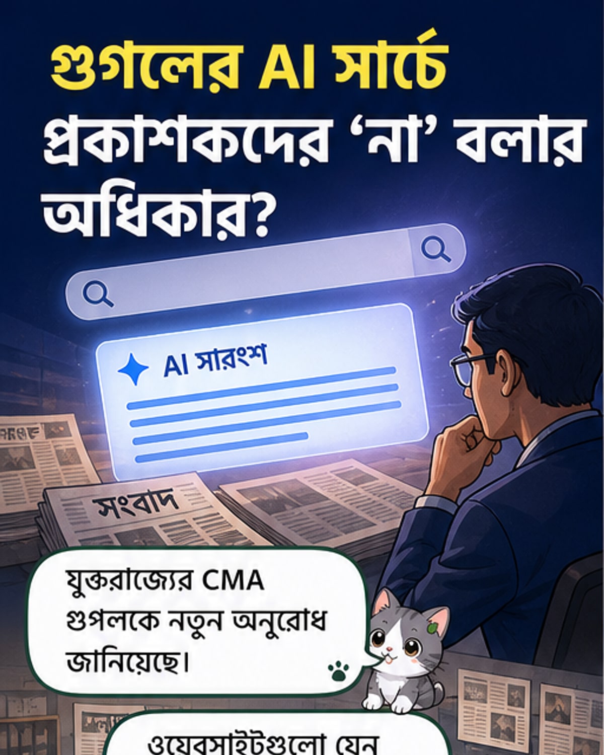 গুগলকে এআই-তে কনটেন্ট ব্যবহারে নিষেধাজ্ঞা