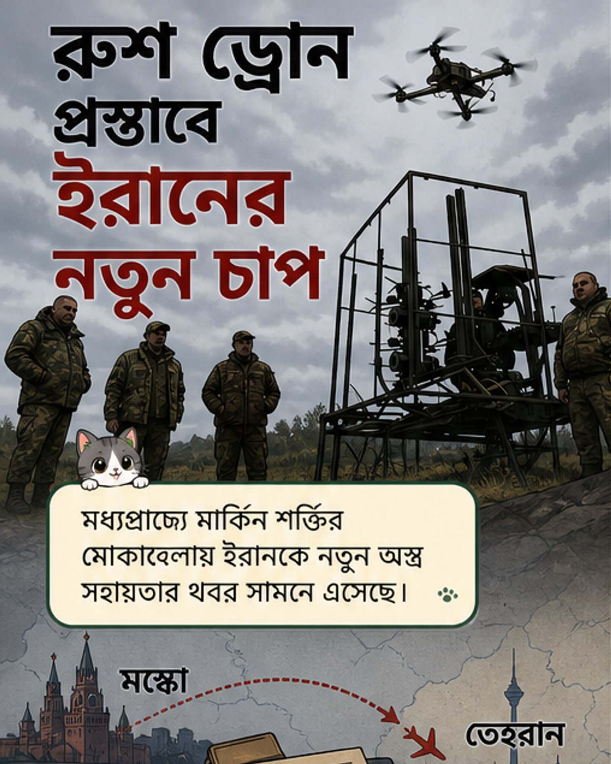 রাশিয়া ইরানকে দিচ্ছে অত্যাধুনিক ড্রোন