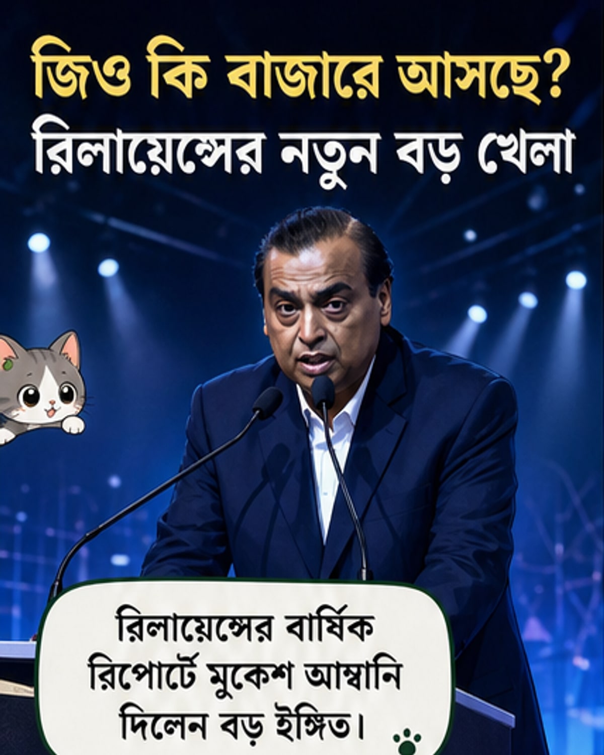 জিও আইপিও আসছে, গ্রিন এনার্জি ও নিত্যপ্রয়োজনীয় পণ্যে রিলায়েন্সের বড় পরিকল্পনা