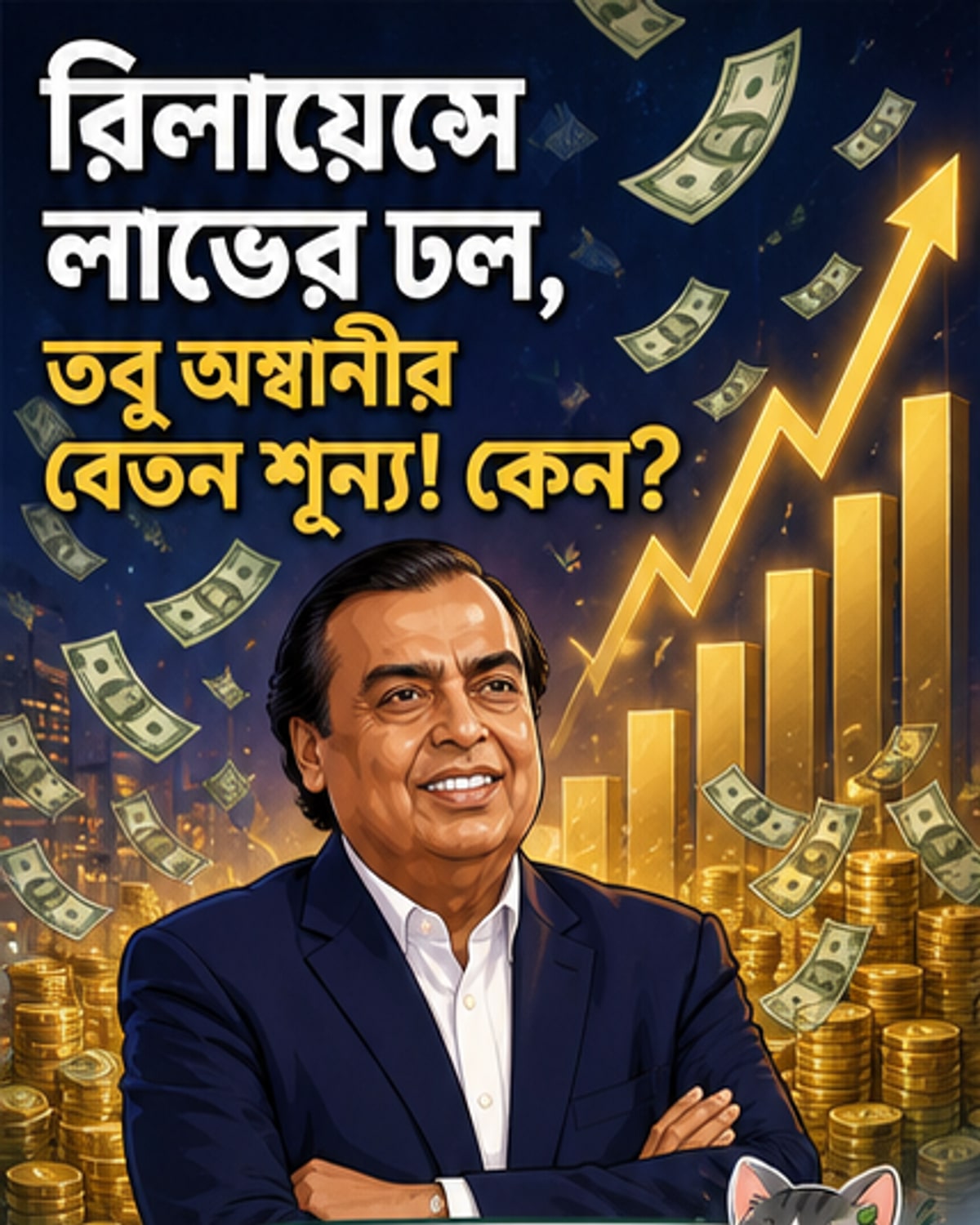 মুকেশ অম্বানী বেতন নেবেন না, আয় কীভাবে?