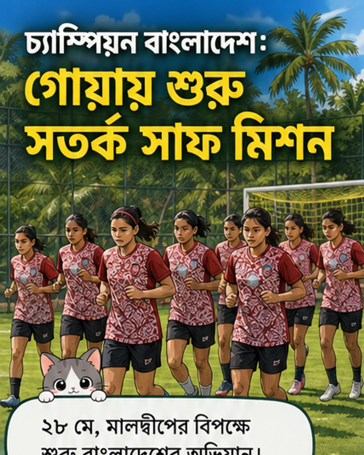 সাফ চ্যাম্পিয়নশিপে শিরোপা ধরে রাখতে লাল-সবুজ