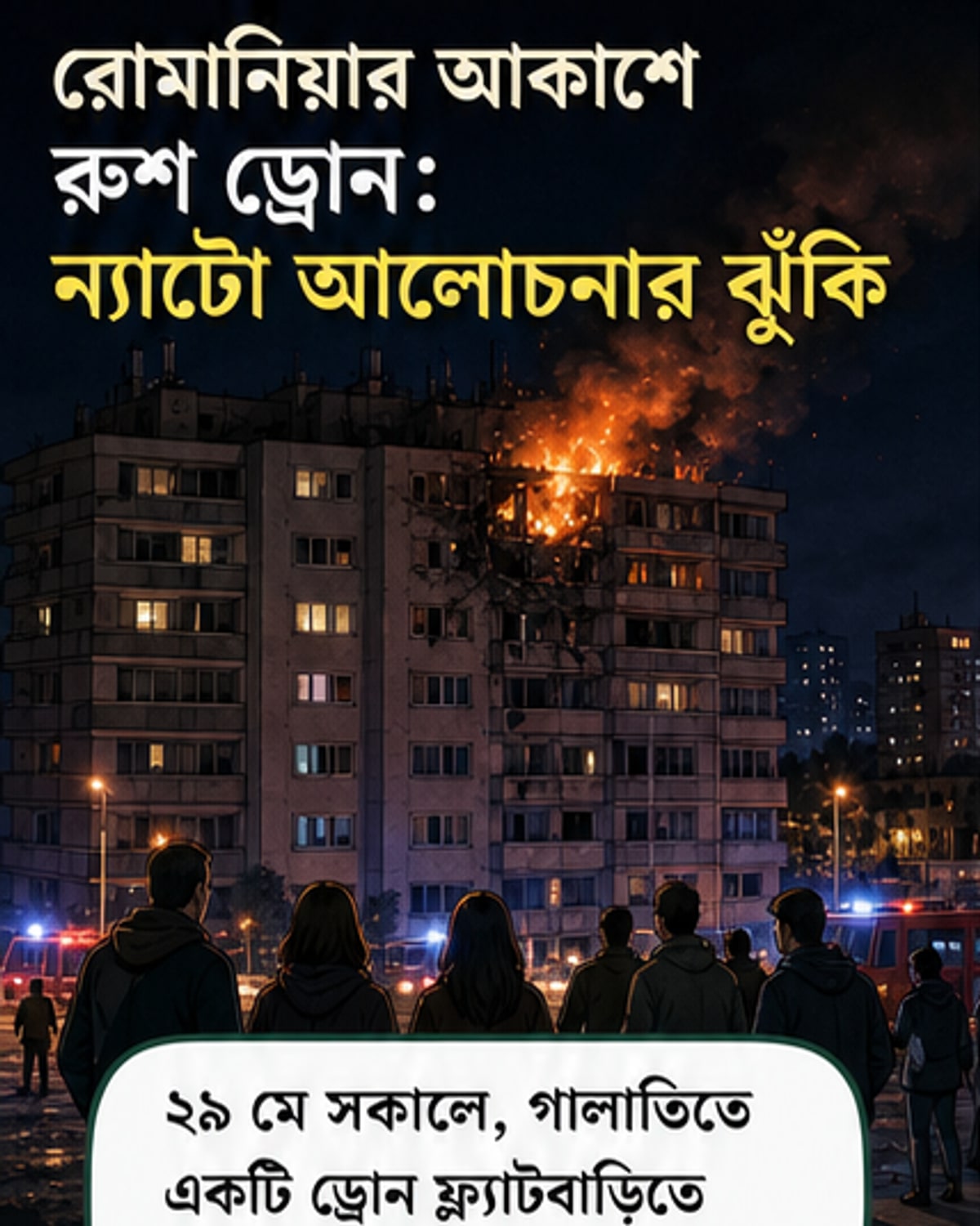 রাশিয়ান ড্রোন রোমানিয়ায় আঘাত হানলে ন্যাটো আর্টিকেল ৪-এর আলোচনা