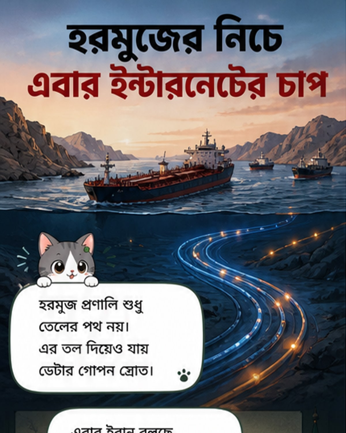 ইরানের হরমুজ দিয়ে ডিজিটাল মাস্টারপ্ল্যান