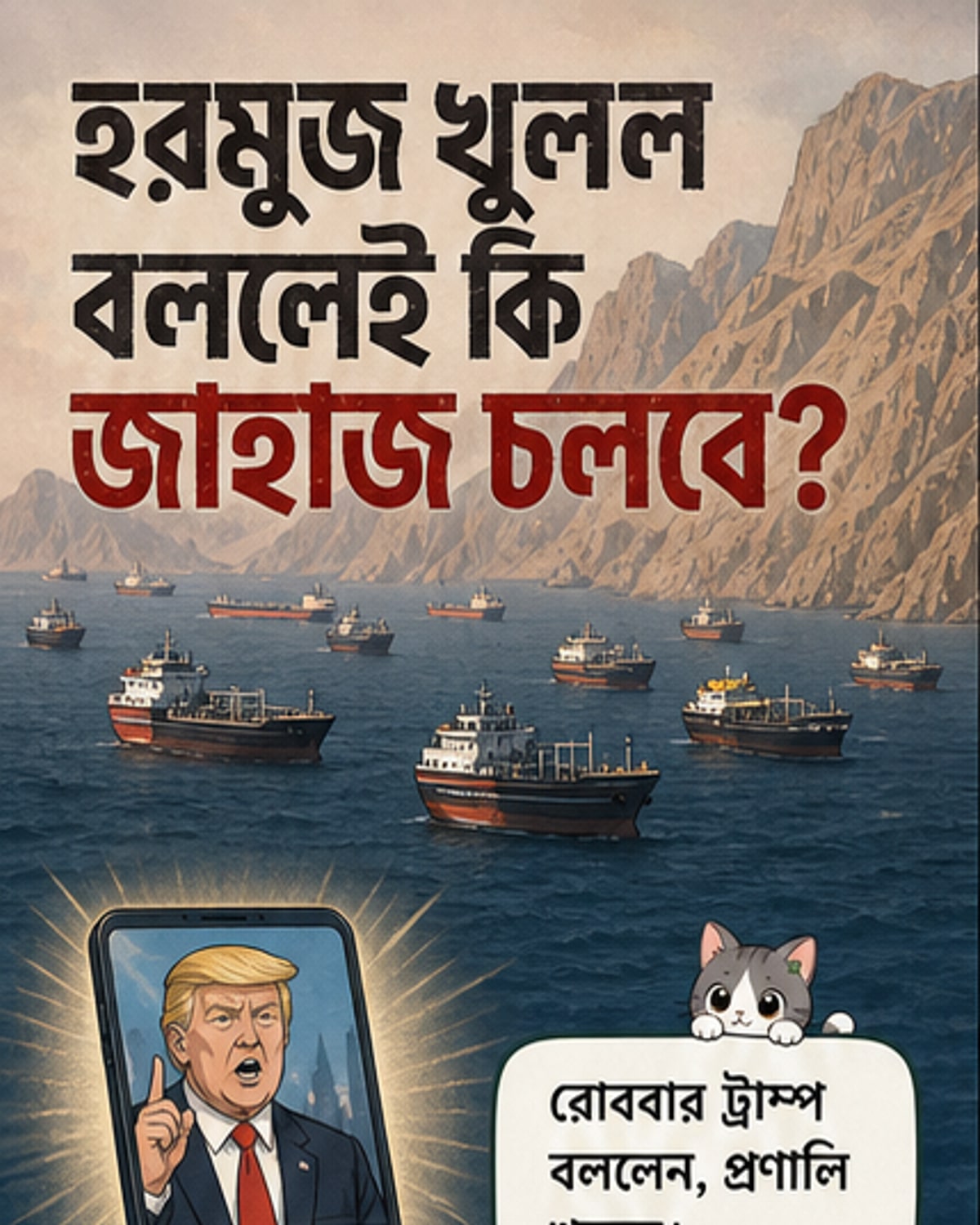 হরমুজ প্রণালি আবার খুলবে কি?