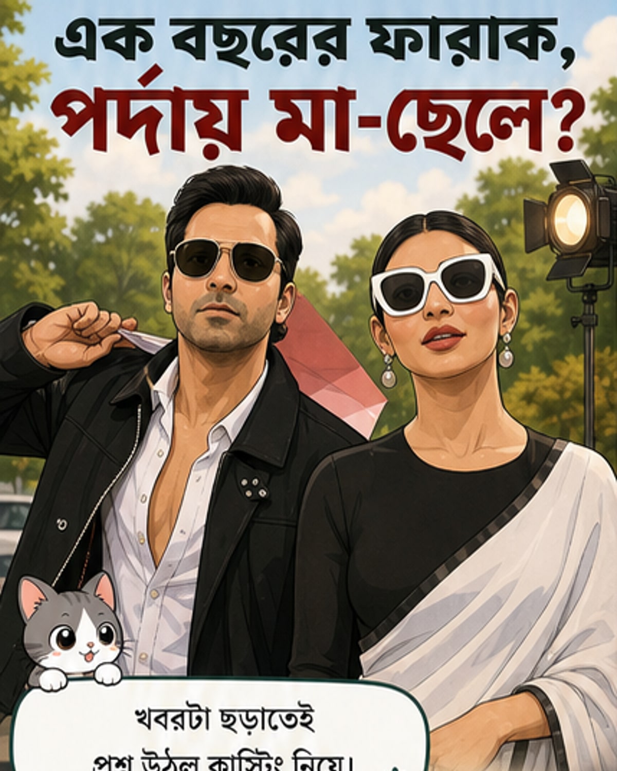 বয়স এক বছরের পার্থক্য, তবু মা-ছেলের চরিত্রে