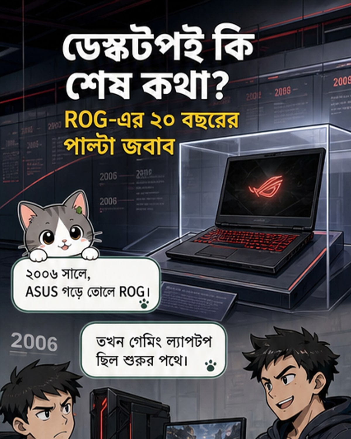 ROG-এর ২০ বছর: গেমিং ল্যাপটপে বিপ্লব