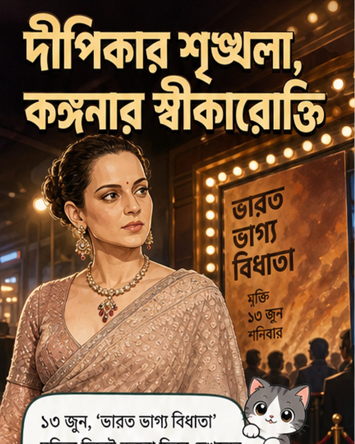 দীপিকার শৃঙ্খলা দেখে শিখেছি: কঙ্গনা