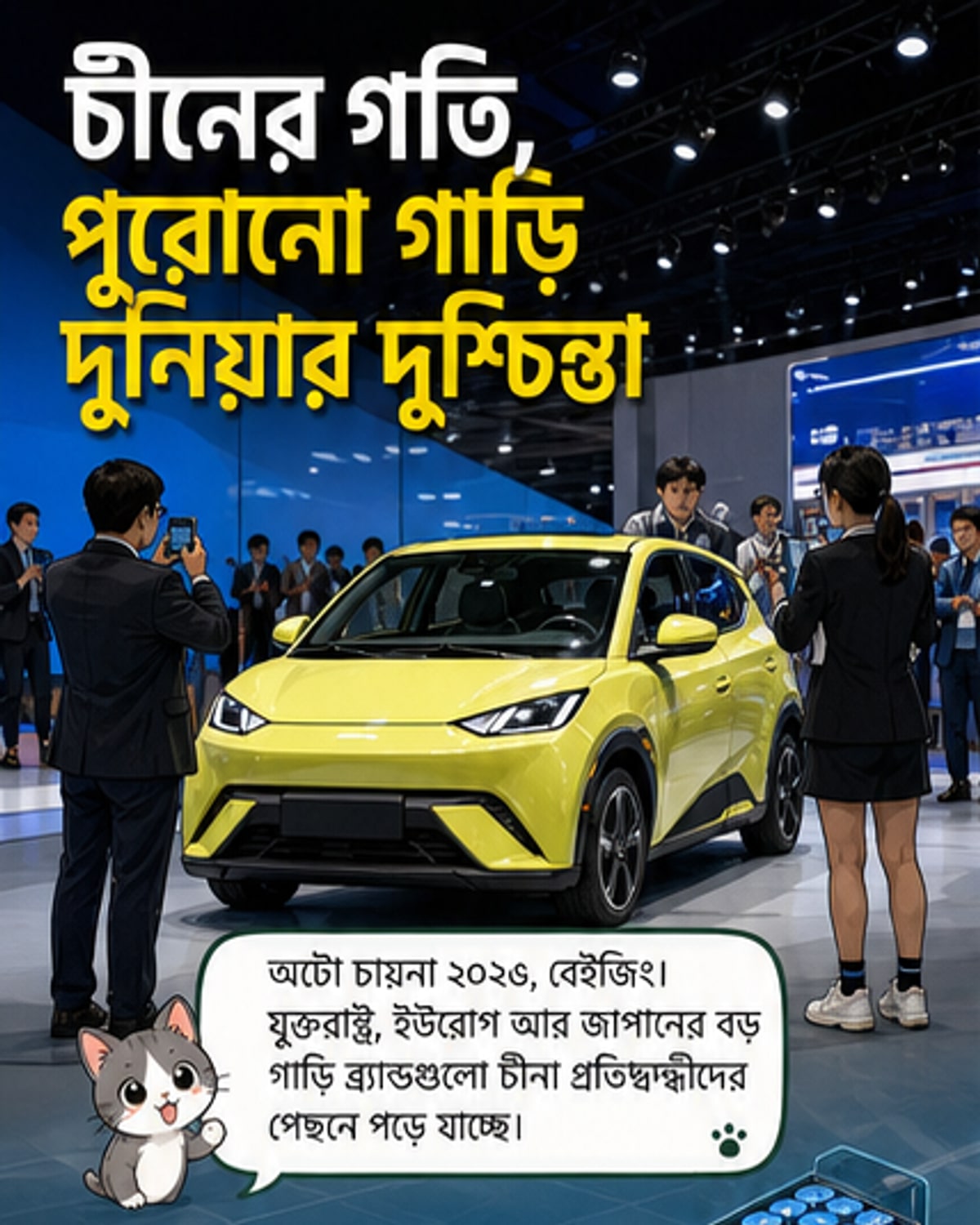 চীনের সঙ্গে পাল্লা দিতে হিমশিম বিশ্বের গাড়ি নির্মাতারা