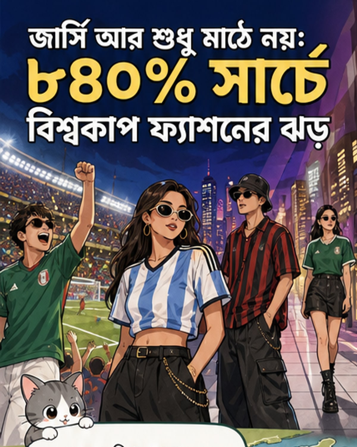 ২০২৬ বিশ্বকাপের জার্সি বাজারে এসেছে
