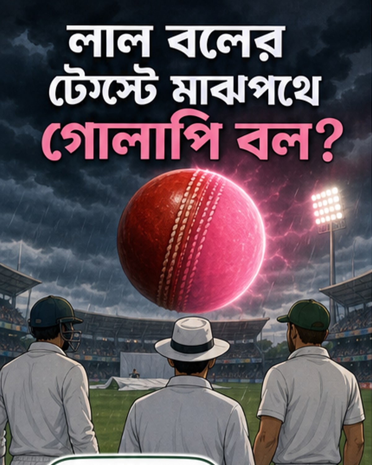 টেস্টের মাঝেই বল বদল?