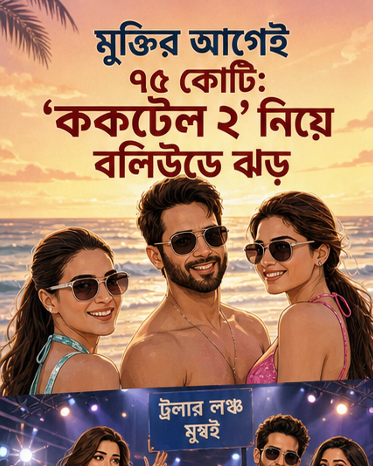মুক্তির আগেই হিট ‘ককটেল ২’!
