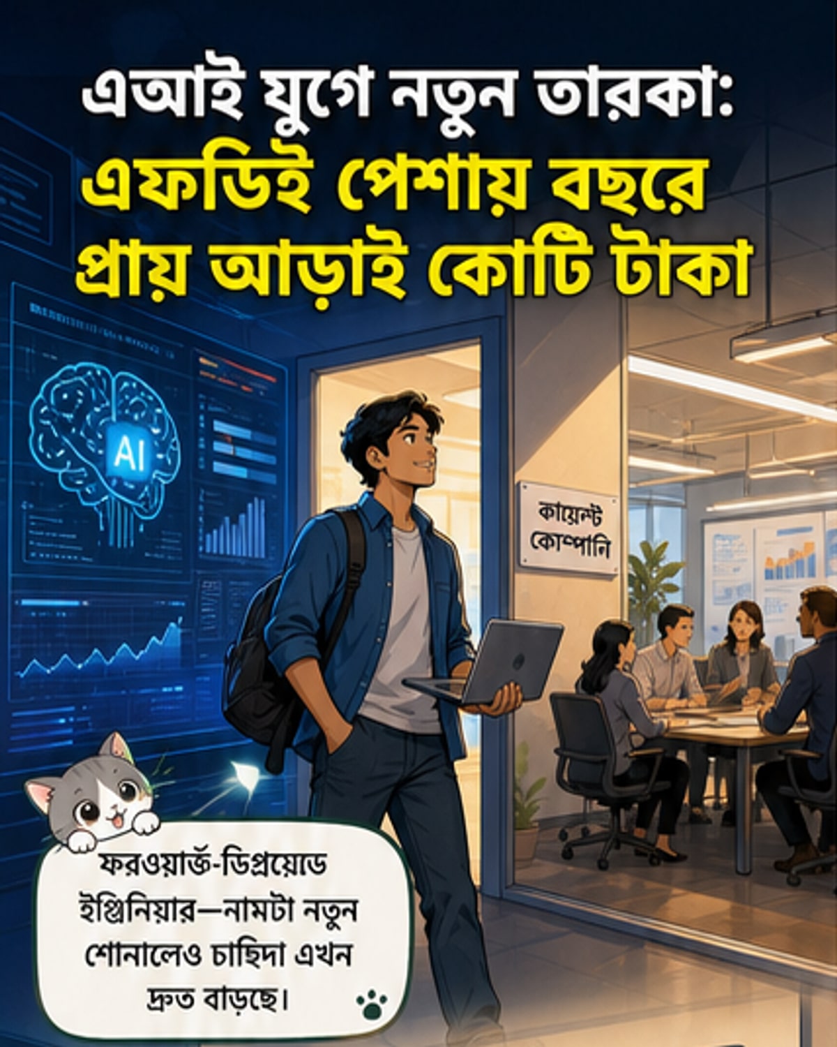 বছরে ২.৪৫ কোটি টাকার চাকরি