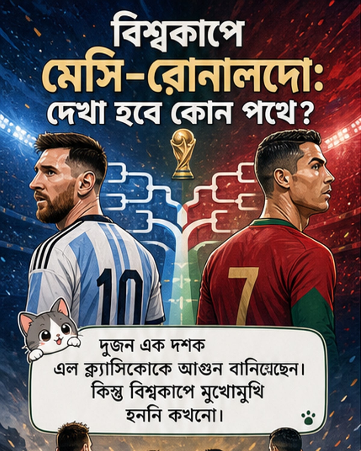 মেসি–রোনালদোর বিশ্বকাপে দেখা?
