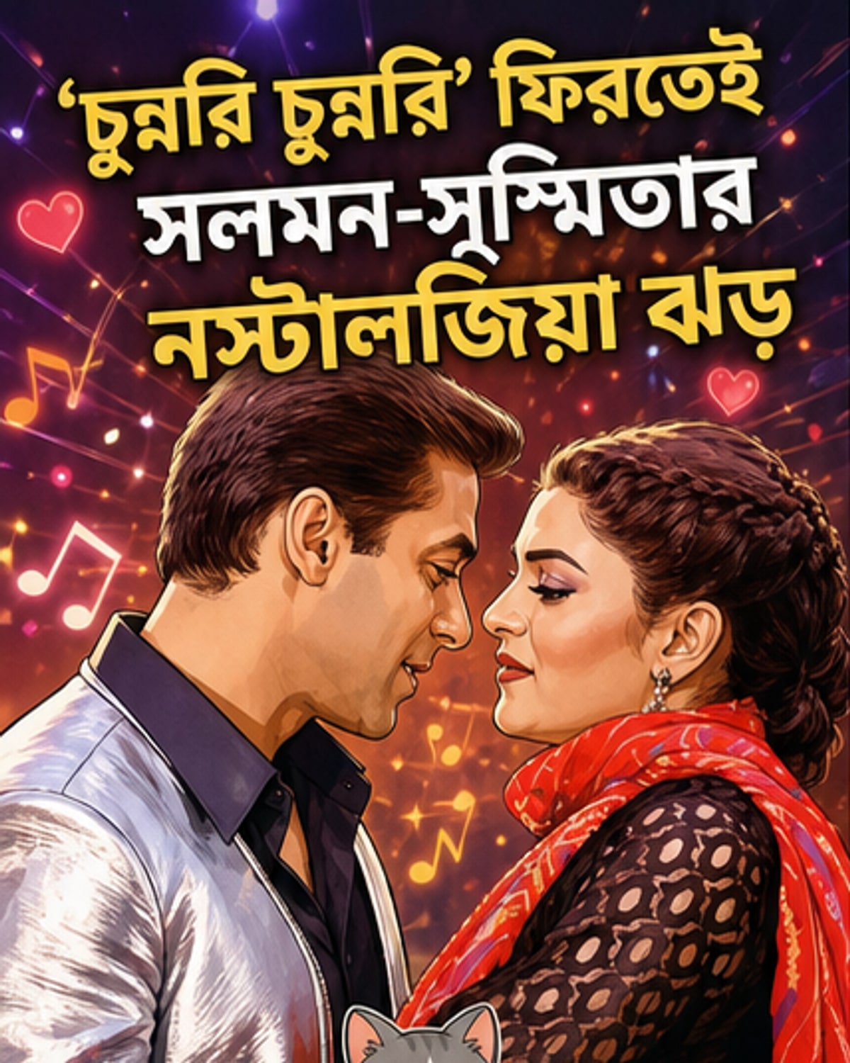 সলমন-সুস্মিতার পুনর্মিলনে নস্টালজিয়া