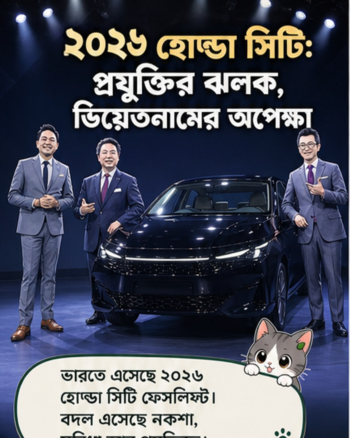 ২০২৬ হোন্ডা সিটি ভিয়েতনামে আসছে