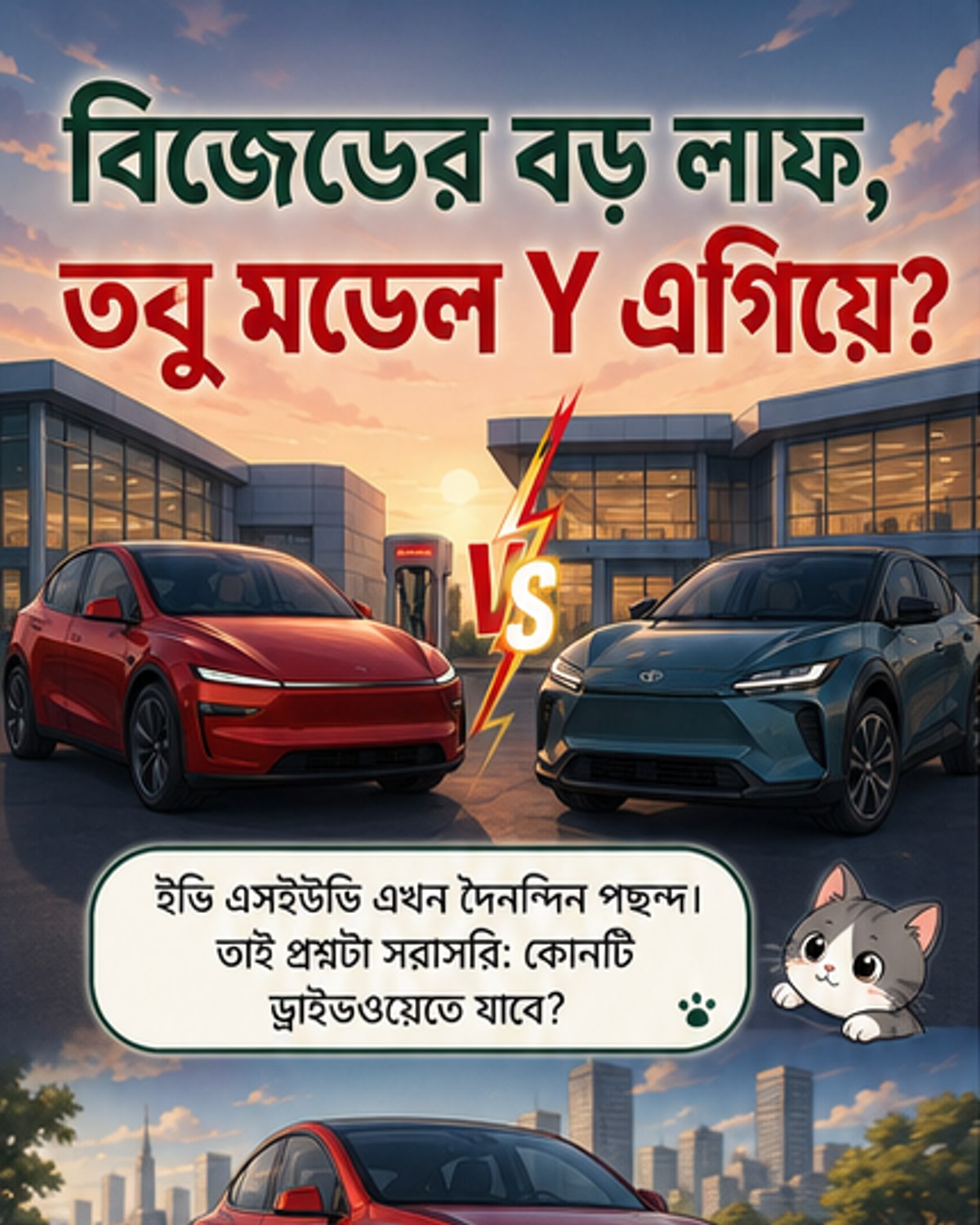 টয়োটা বনাম টেসলা: কোন ইলেকট্রিক এসইউভি?