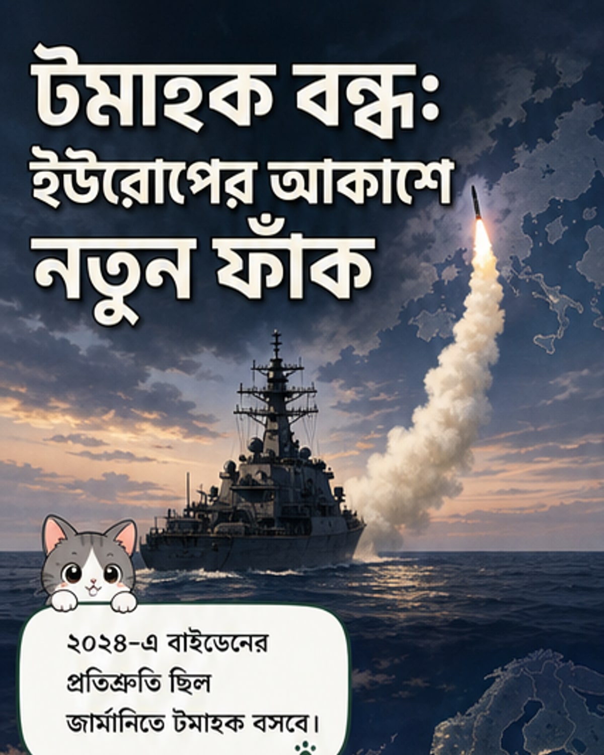 টমাহক ক্ষেপণাস্ত্র বাতিলে ইউরোপে সংকট