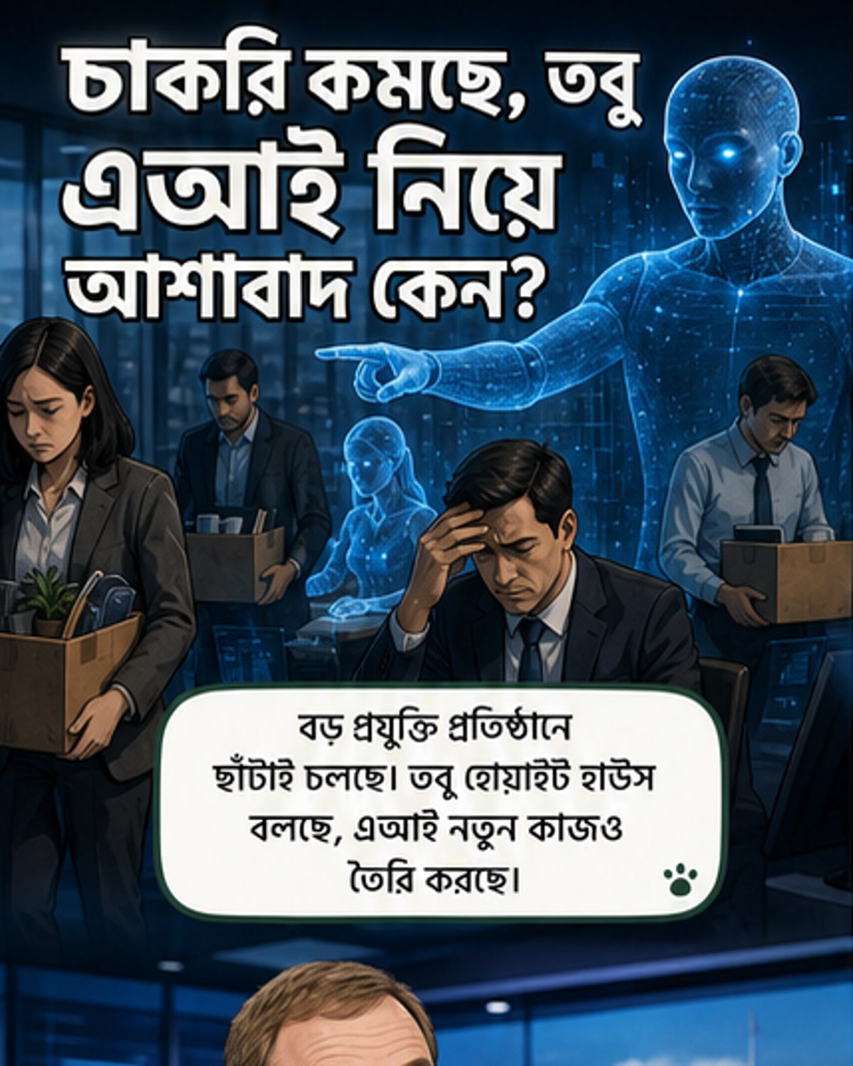 এআই চাকরি ধ্বংস করছে নাকি তৈরি করছে?