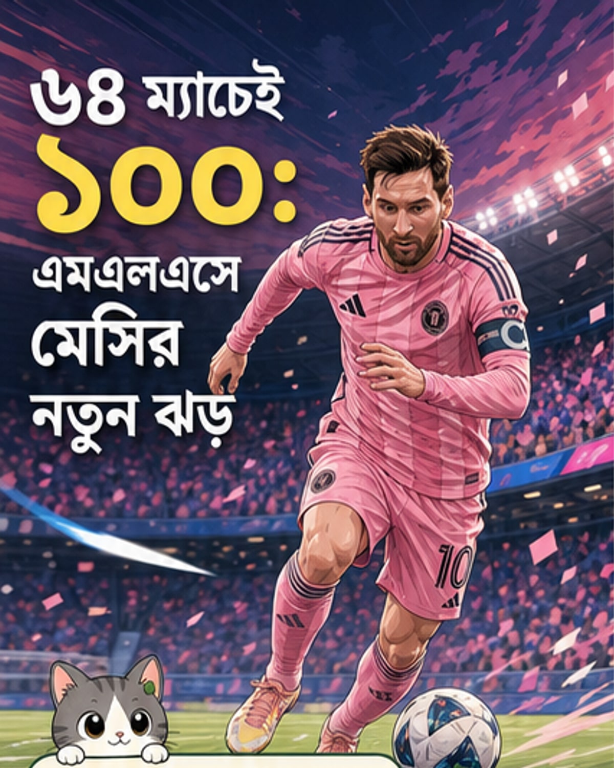 মেসি আরও এক রেকর্ডে নাম লিখালেন