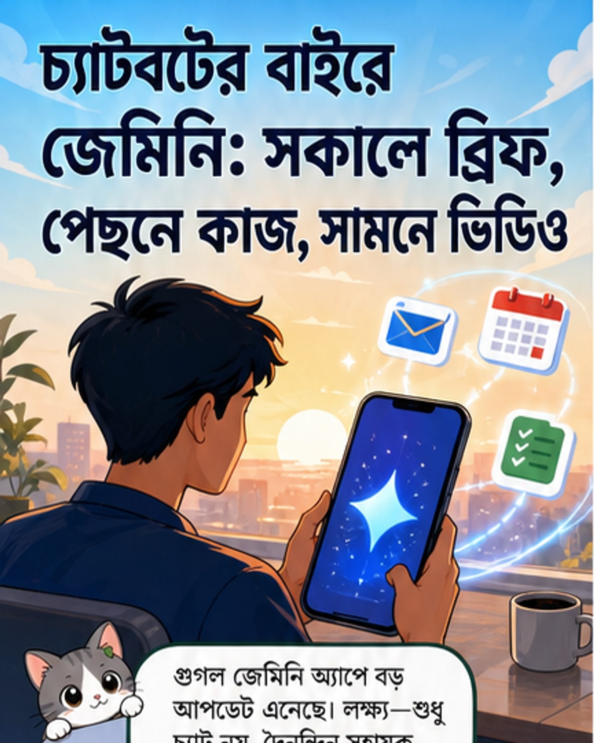 জেমিনিতে এলো ডেইলি ব্রিফ ও ভিডিও জেনারেশন