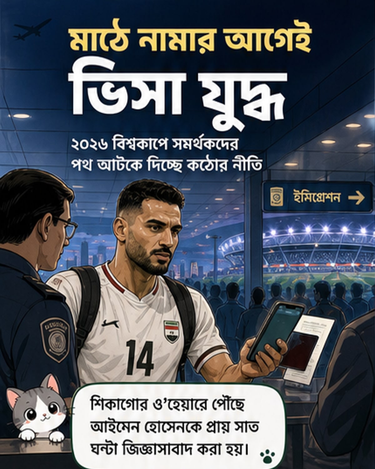 বিশ্বকাপের আগে ভিসায় সমস্যা