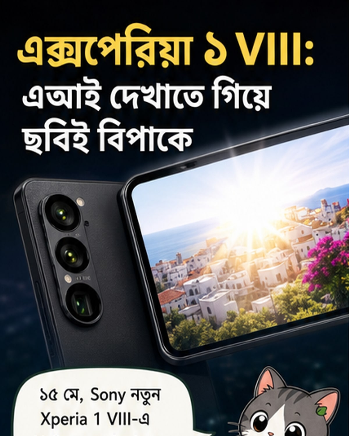 সনির এআই ক্যামেরা ফিচারে বিতর্ক