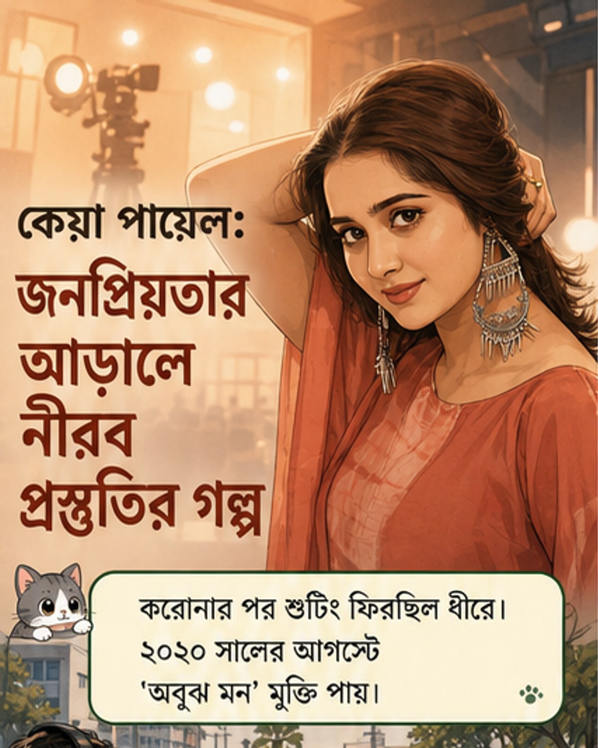 কেয়া পায়েলের অভিনয়ে একটা অদ্ভুত সততা